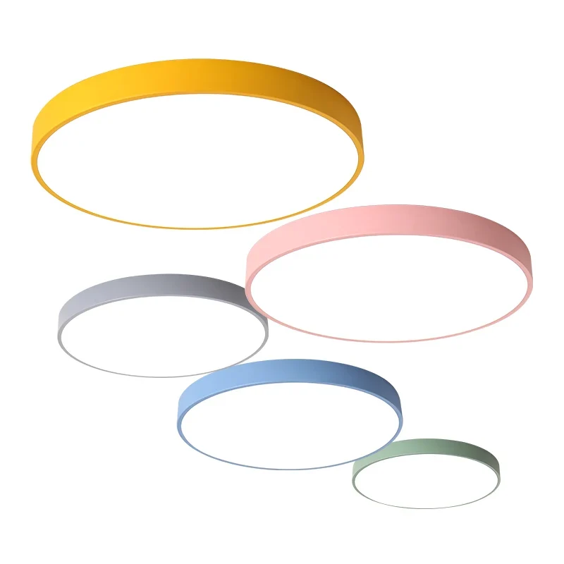 Advanced Pact Modern LED Ceiling Light – Slim Surface-Mount Lamp for Living Room Bedroom Hallway Selected