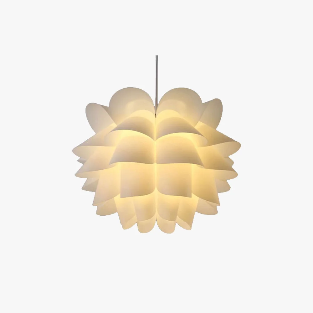 Outstanding Cairns Nordic White Flower Pendant Light Consistent