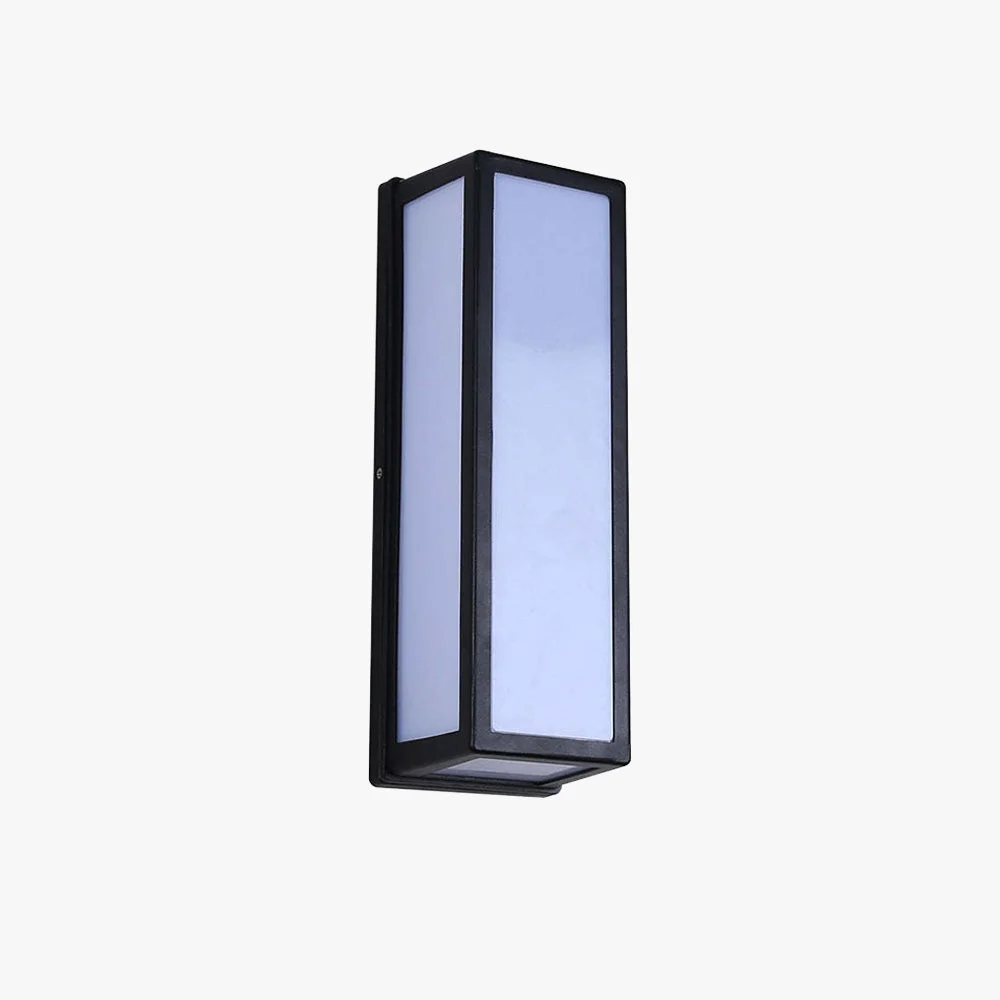 Smart Orr Modern Waterproof Metal Cross Outdoor Wall Lamp Black Next-Generation