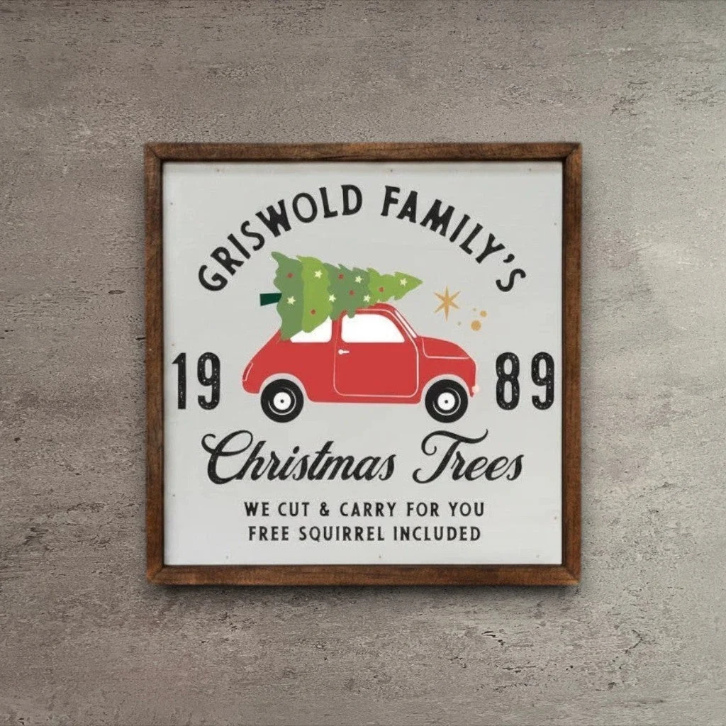 Pure Griswold Family’s Christmas Trees Sign Environmentally Friendly