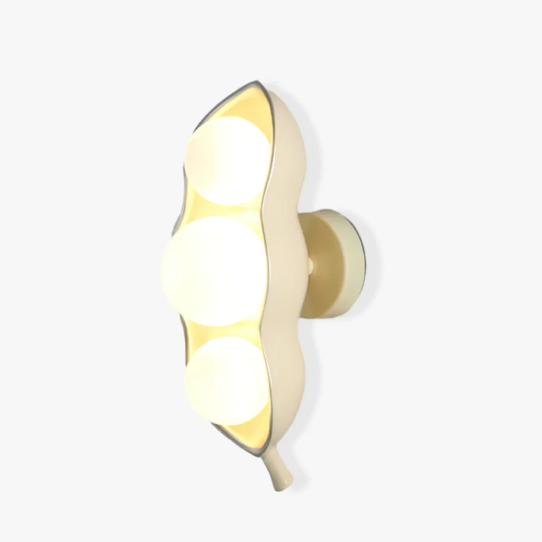 Traditional Cream Pea Wall Lamp Consistent