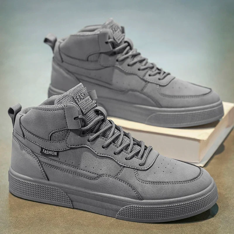 Organic GroundFeel — Men’s Mid-Top Trainers Breathable Everyday Skate Shoes Next-Generation