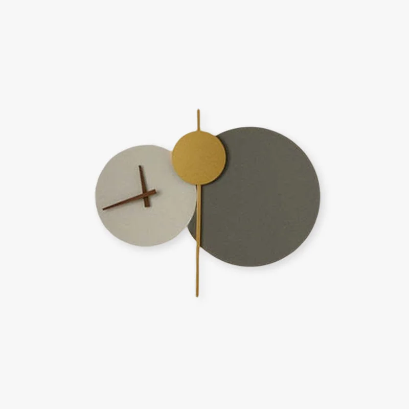Trendy Nielsen Modern Clock Metal Painted Wall Light LED Light Bedroom Efficient