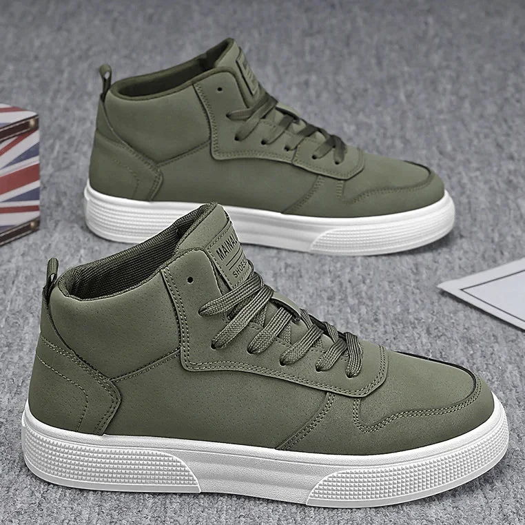 Modern RoamWide — Men's Minimalist Platform Trainers Breathable Casual Sneakers Artisan