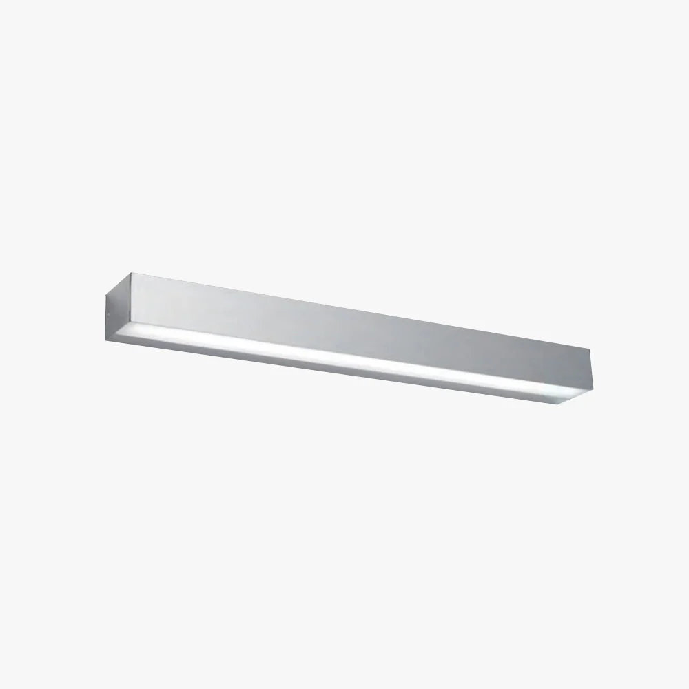 User-Friendly Edge Wall Lamp Linear Minimalist Mirror Front White Bathroom Consistent