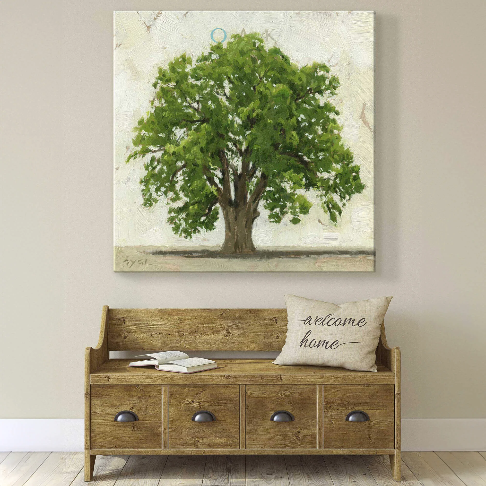 Proven Oak Tree Giclee Wall Art Sustainable