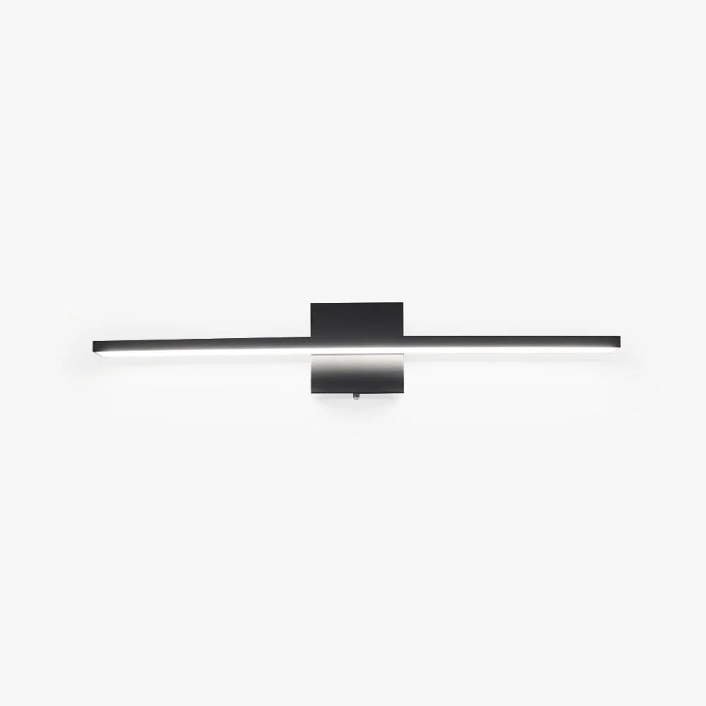 Secure Edge Modern Linear Square Mirror Front Vanity Metal LED Wall Lamp Outstanding