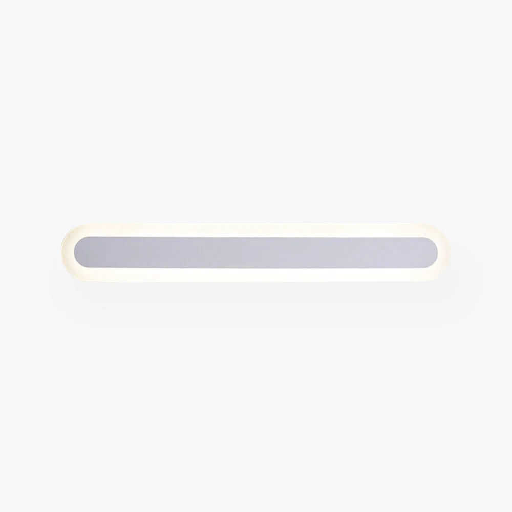 Reusable Edge Modern Linear Vanity Wall Lamp White Brown Bathroom Relaxed
