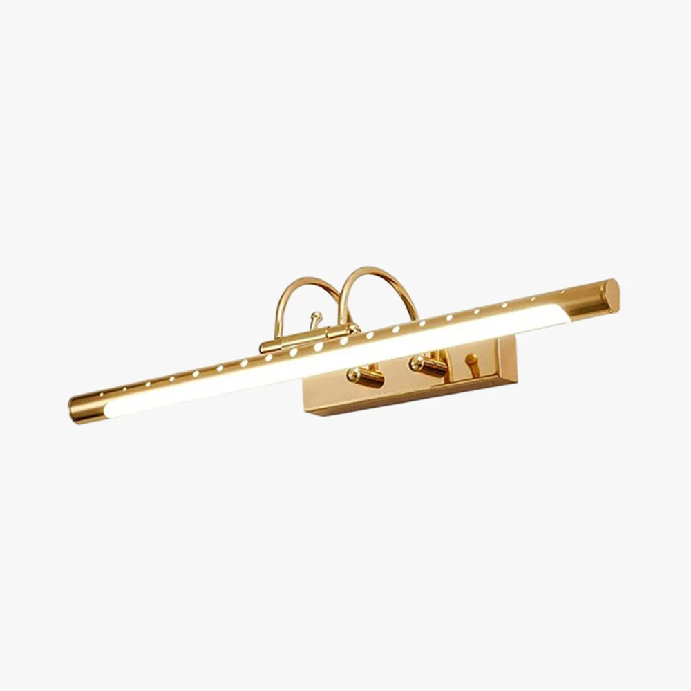 Efficient Eryn Modern Linear Vanity Wall Lamp Gold Bathroom Kitchen Artisan