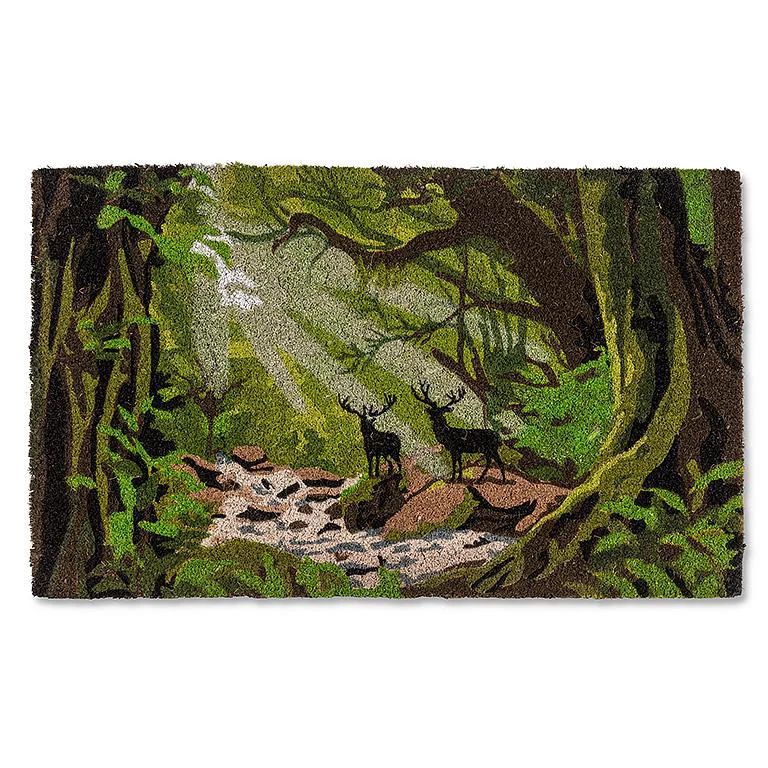 User-Friendly Forest Door Mat 18 x 30 Safe