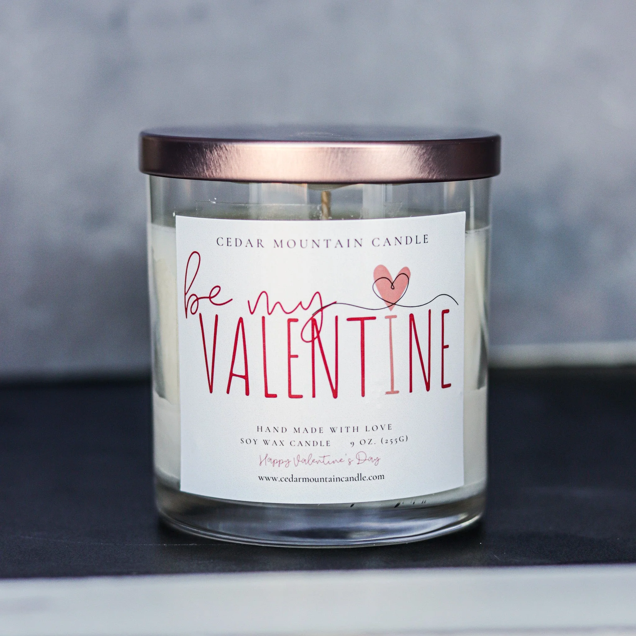 Genuine Be My Valentine – Valentine’s Day Soy Candle – 9 oz Whiskey Glass Jar – Choose Your Scent Responsible