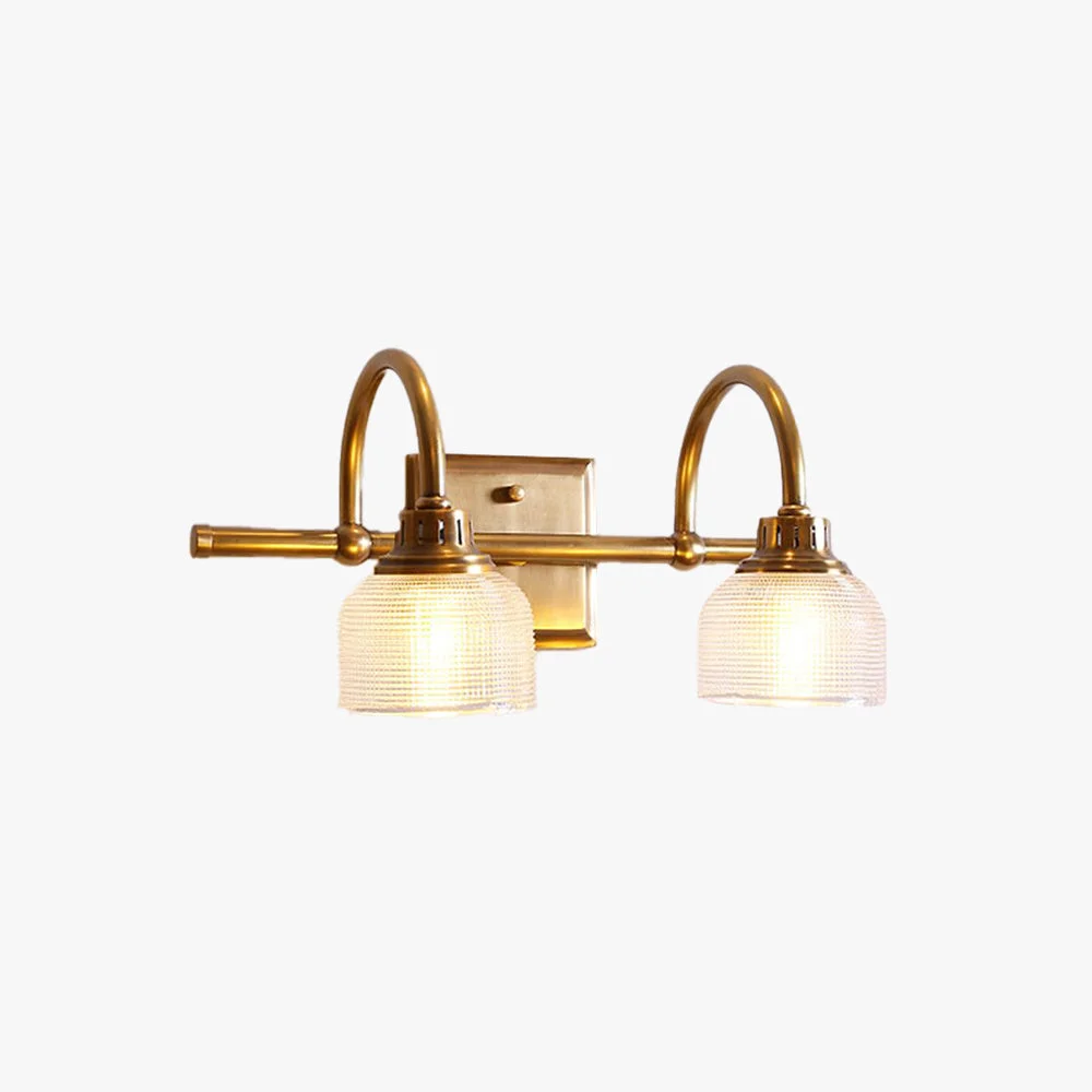 Expertly Made Lottie Prismatic Glass Vanity Wall Lamp Excellent