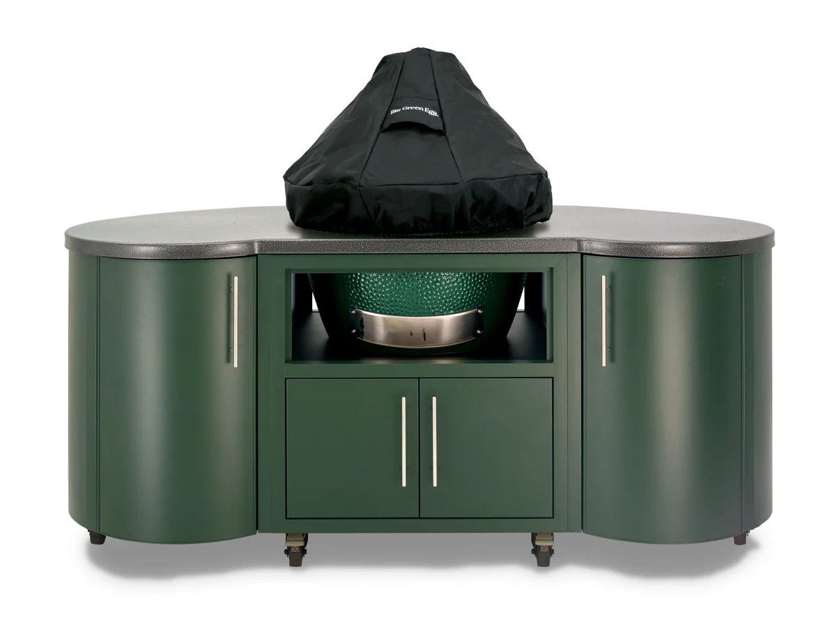 Fast Big Green Egg Cover F – Fits Built-Ins Modular Nests or Cooking Islands for XL and L EGG Domes Authentic