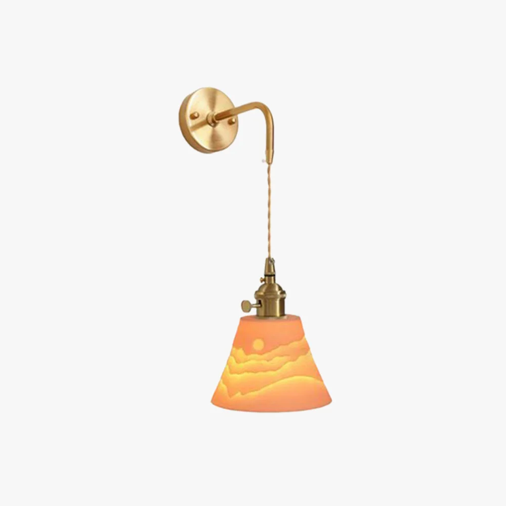 Lottie Modern Cone Wall Lamp Metal Ceramics Reliable