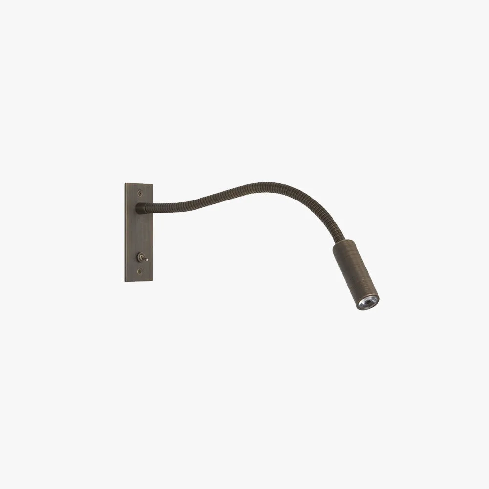 Solid Orr Minimalist Reading Adjustable Spotlight Wall Lamp Bronze Nickel Chrome Effective