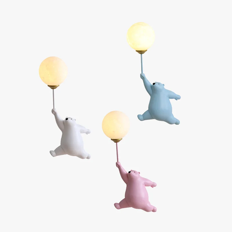 Excellent Fateh Wall Reading Lamp Bear Balloon Bedroom Bedside Study Stylish