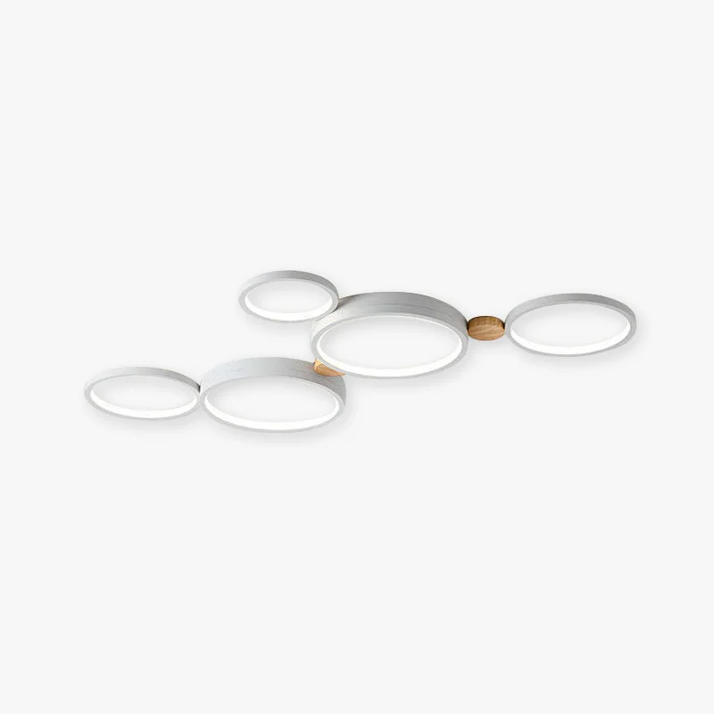 Certified Sienna Round Flush Mount Ceiling Light White Gray Green Bedroom Natural