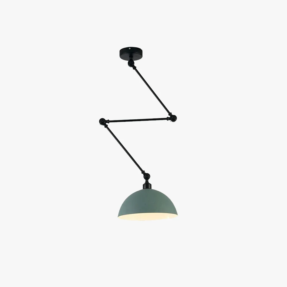 Fast Minori Extendable Domed Pendant Light Black White Red Gold Sophisticated