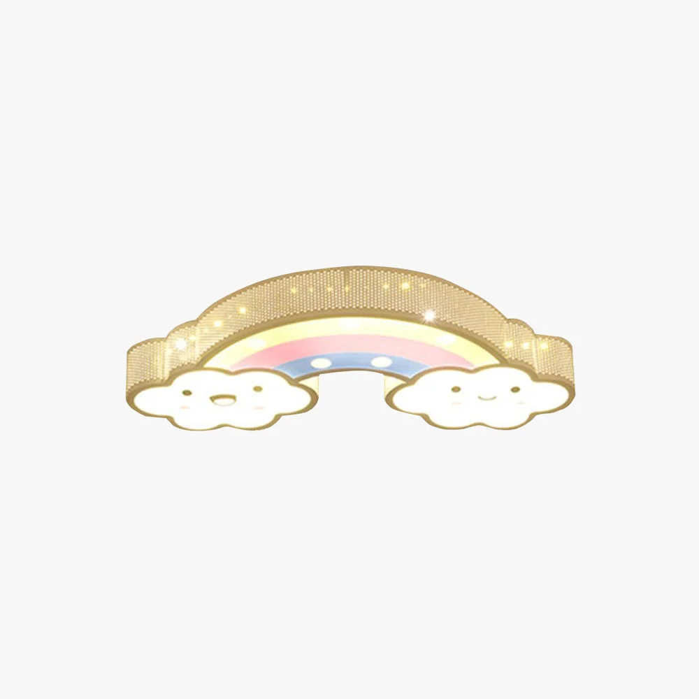 Carefully Designed Freja Modern Rainbow Rabbit Acrylic Flush Mount Ceiling Light Superior