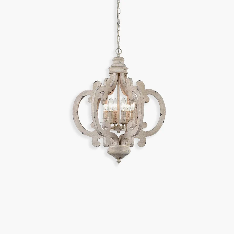 Long-Lasting Simple Solid Wood To Do The Old Chandelier Fashionable