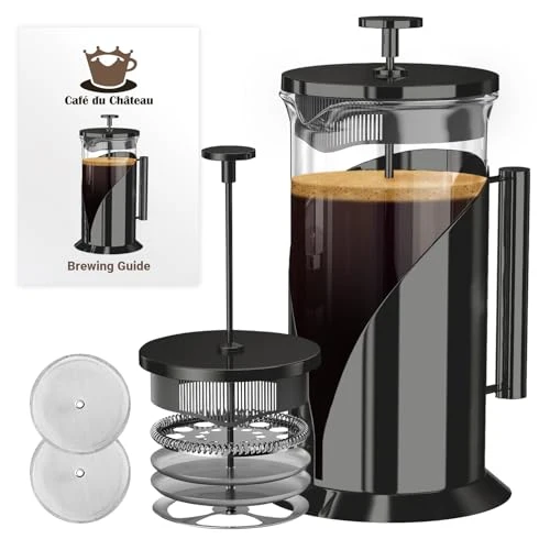 Superior Stainless Steel French Press Coffee Maker 34 oz Fast