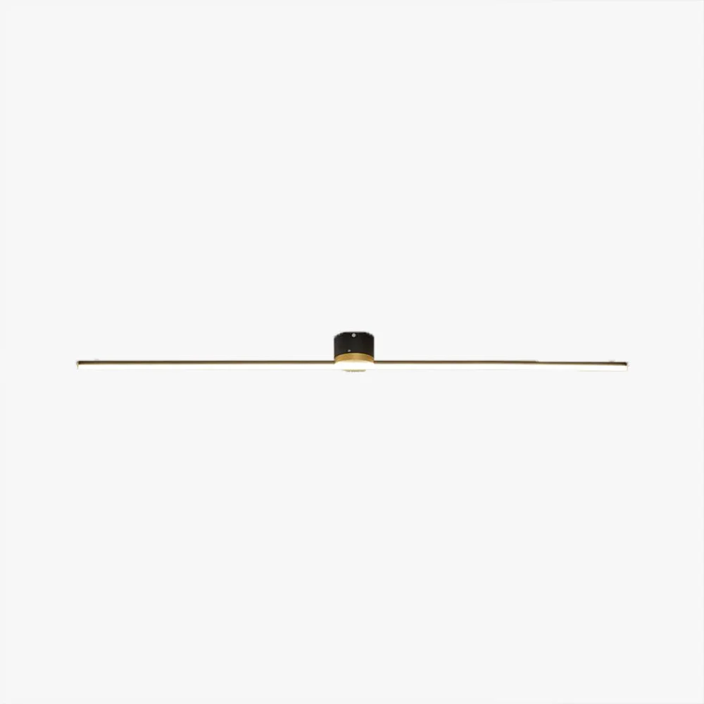Long-Lasting Edge Linear Flush Mount Ceiling Light Black White Superior