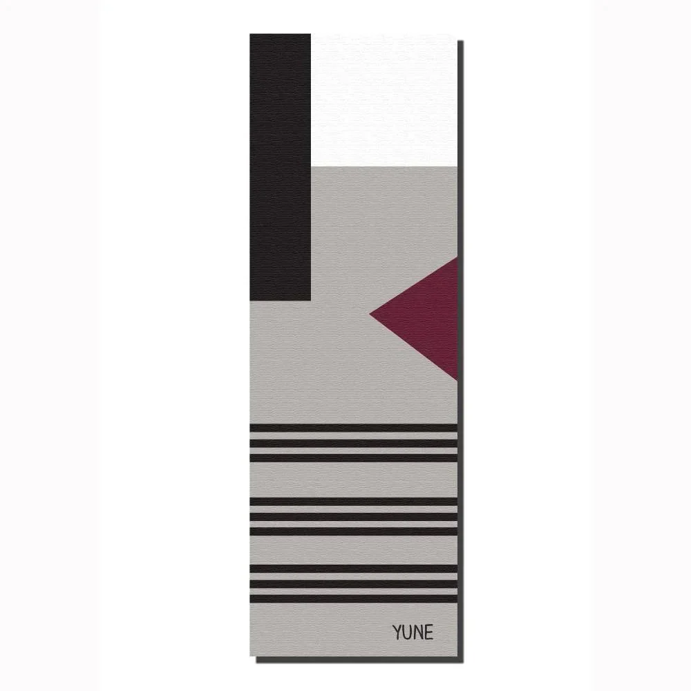 Relaxed Lunar Balance — IR77 Gray Cushioned Yoga Mat Comfortable