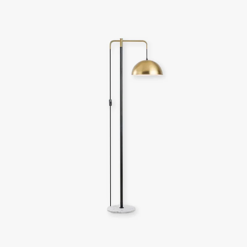 Powerful Carins Modern Metal Floor Lamp Gold Living Room World-Class
