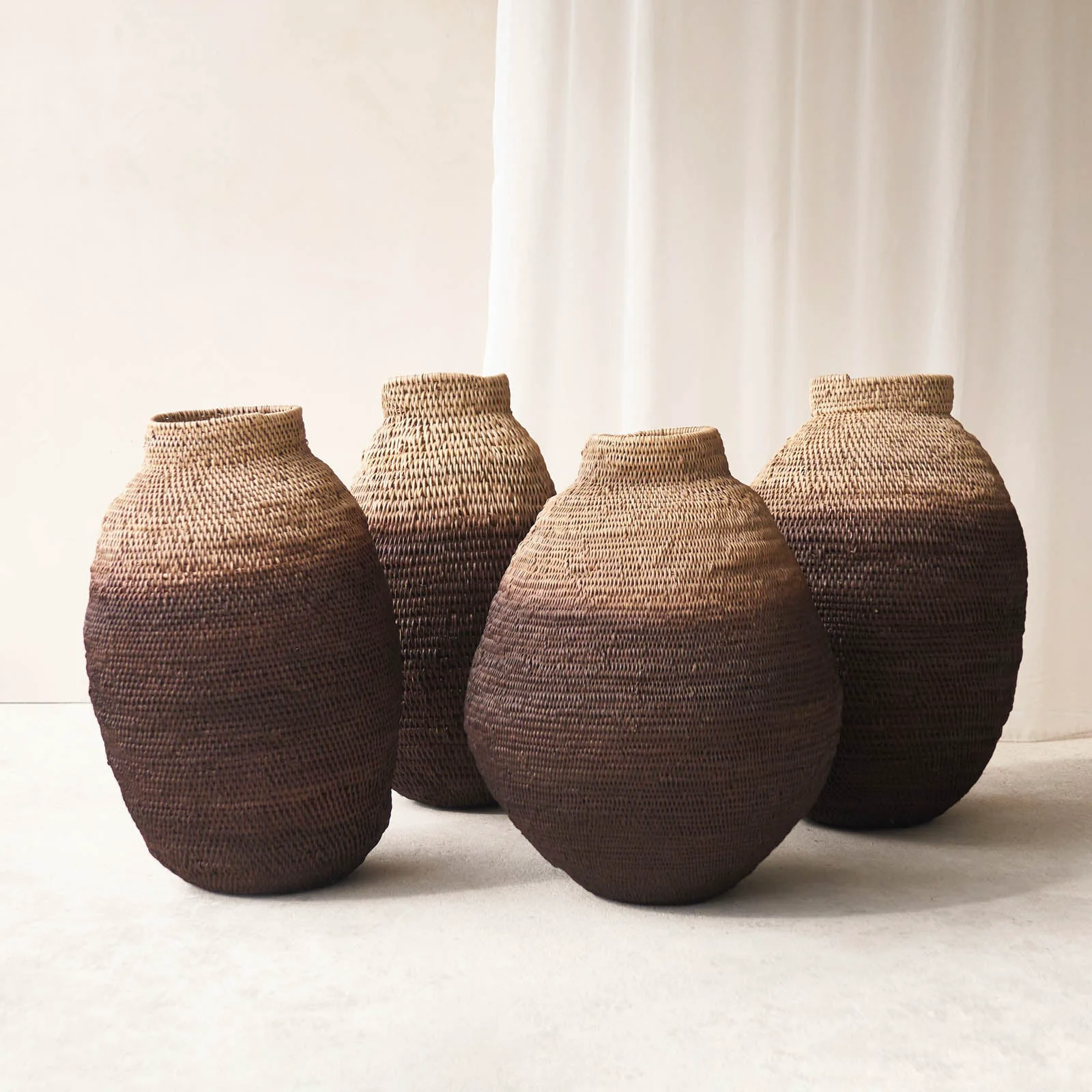 Minimalist Basket Buhera – Brown Natural Genuine