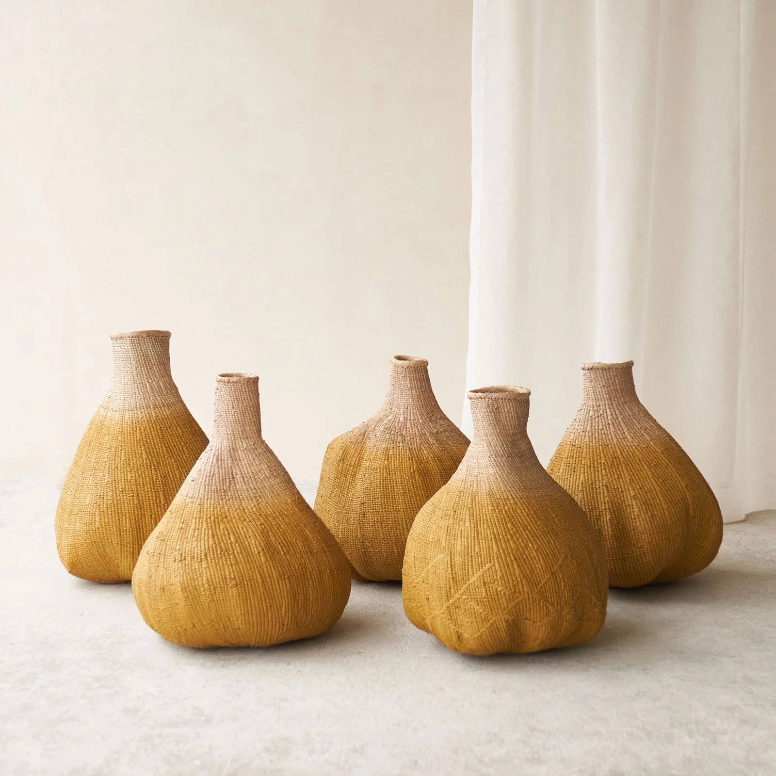 Sophisticated Basket Gourd – Yellow Natural Certified