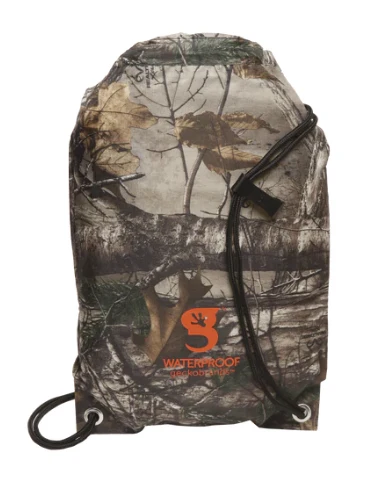 Traditional Drawstring WP Backpack – tree Edge Camo Sustainable