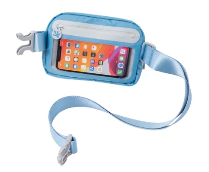 Refined Waterproof Belt Bag Steel Blue Durable