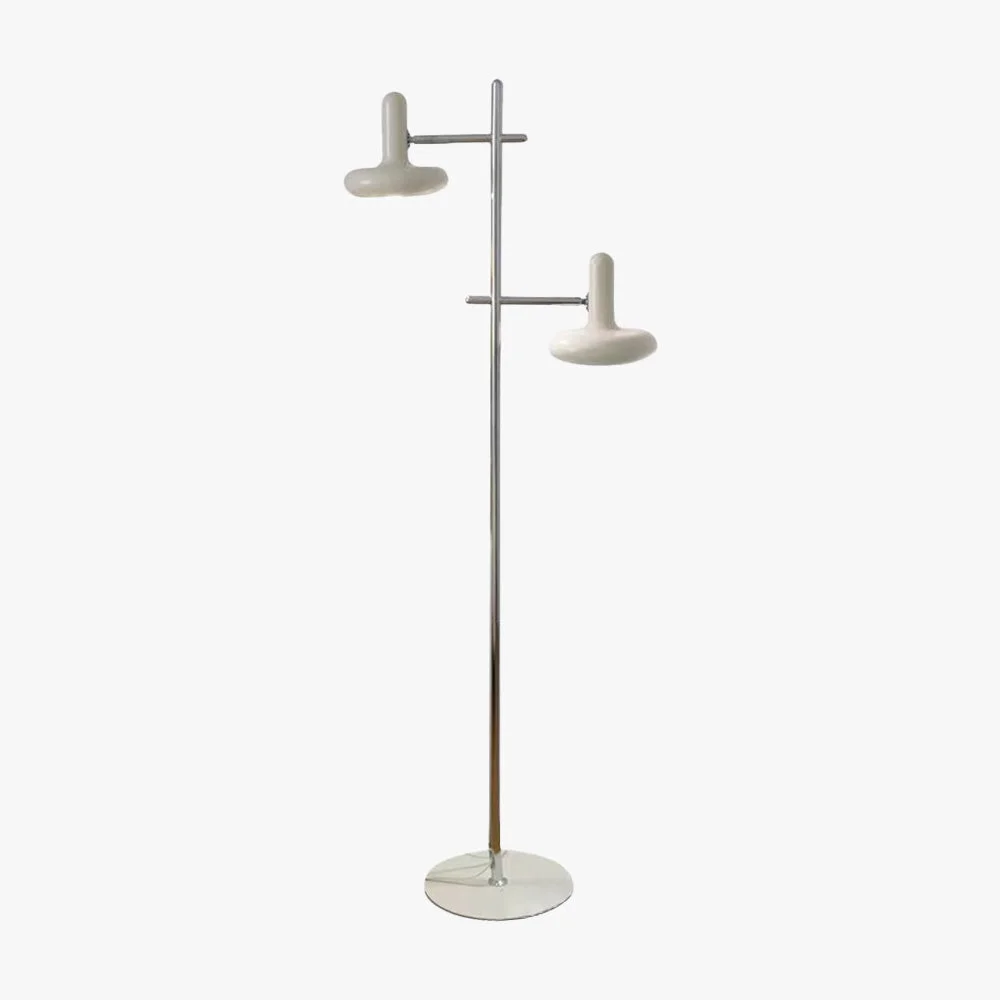 Convenient Carins Modern Nordic Minimalist Metal Rotable Floor Lamp White Exclusive