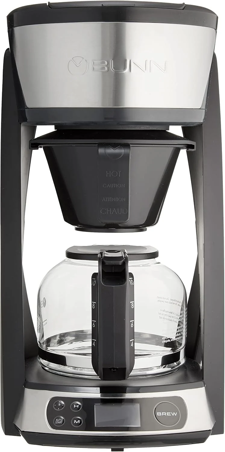 Flexible Bunn Heat N Brew Coffee Maker 10-cup Stainless Steel Trendy