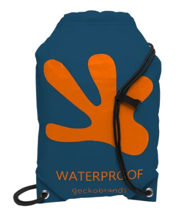 Artisan Drawstring WP Backpack – Navy Orange Detailed