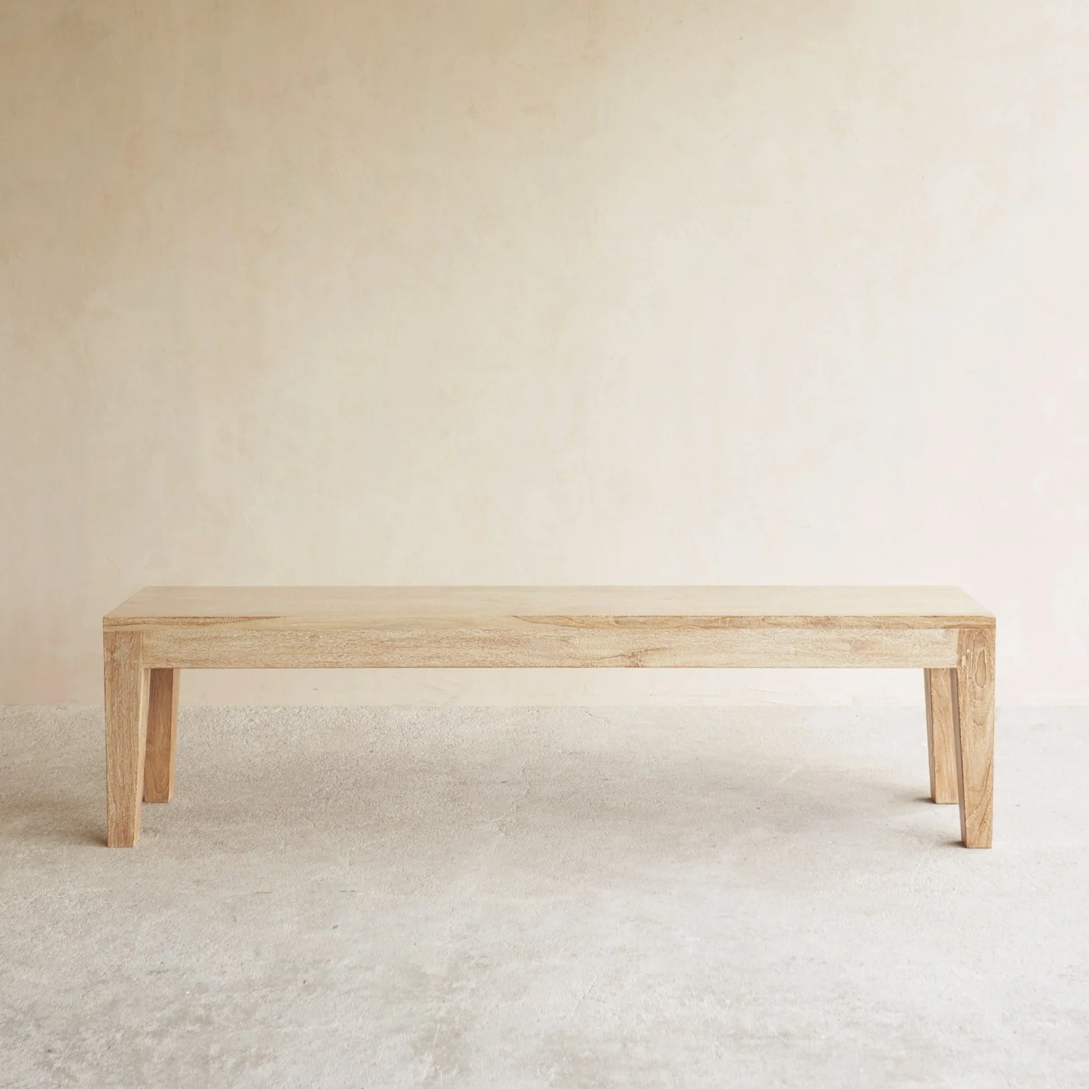 Quality Catalina Dining Bench Java Teak – Whitewash Lightweight