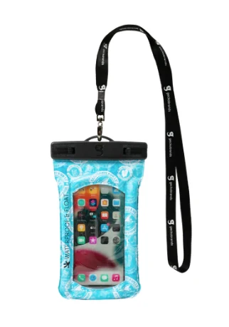Trendy Waterproof Float Phone Dry Bag Teal Margaritaville Toss Fine