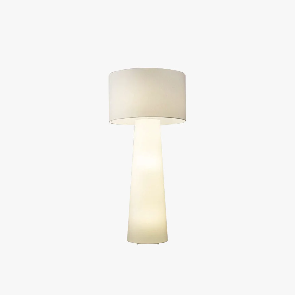 Healthy Eryn Modern Cylinder Metal Fabric Floor Lamp Carefully Designed