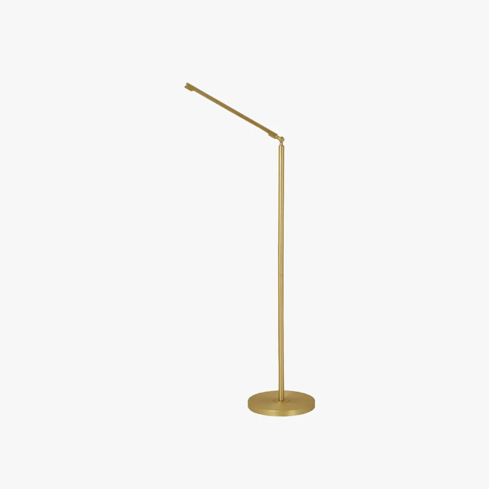 Consistent Edge Modern Linear Metal Acrylic Floor Lamp Gold Carefully Designed