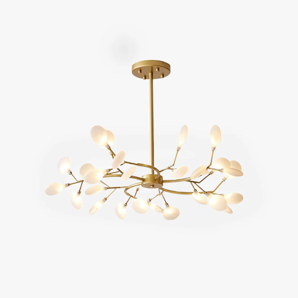 Solid Ophelia Unique Branch Firefly Art Deco Chandelier Black Gold Living Room Secure