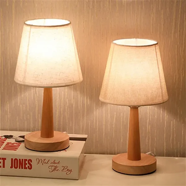 Stylish Nordic Wooden LED Table Lamp Exclusive