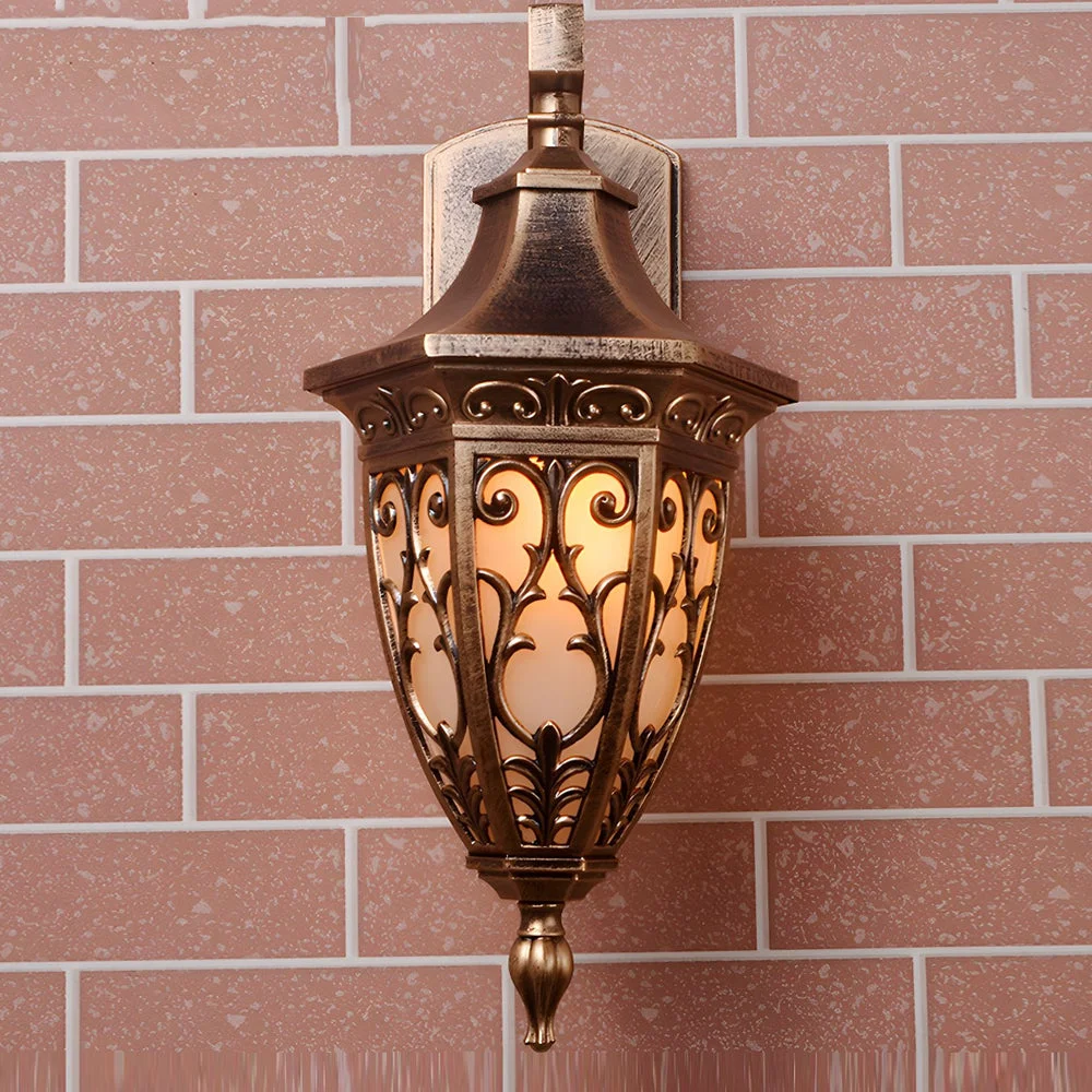 Verified Outdoor Vintage Bronze Wall Light 1-light Wall-Mount Lantern Superior