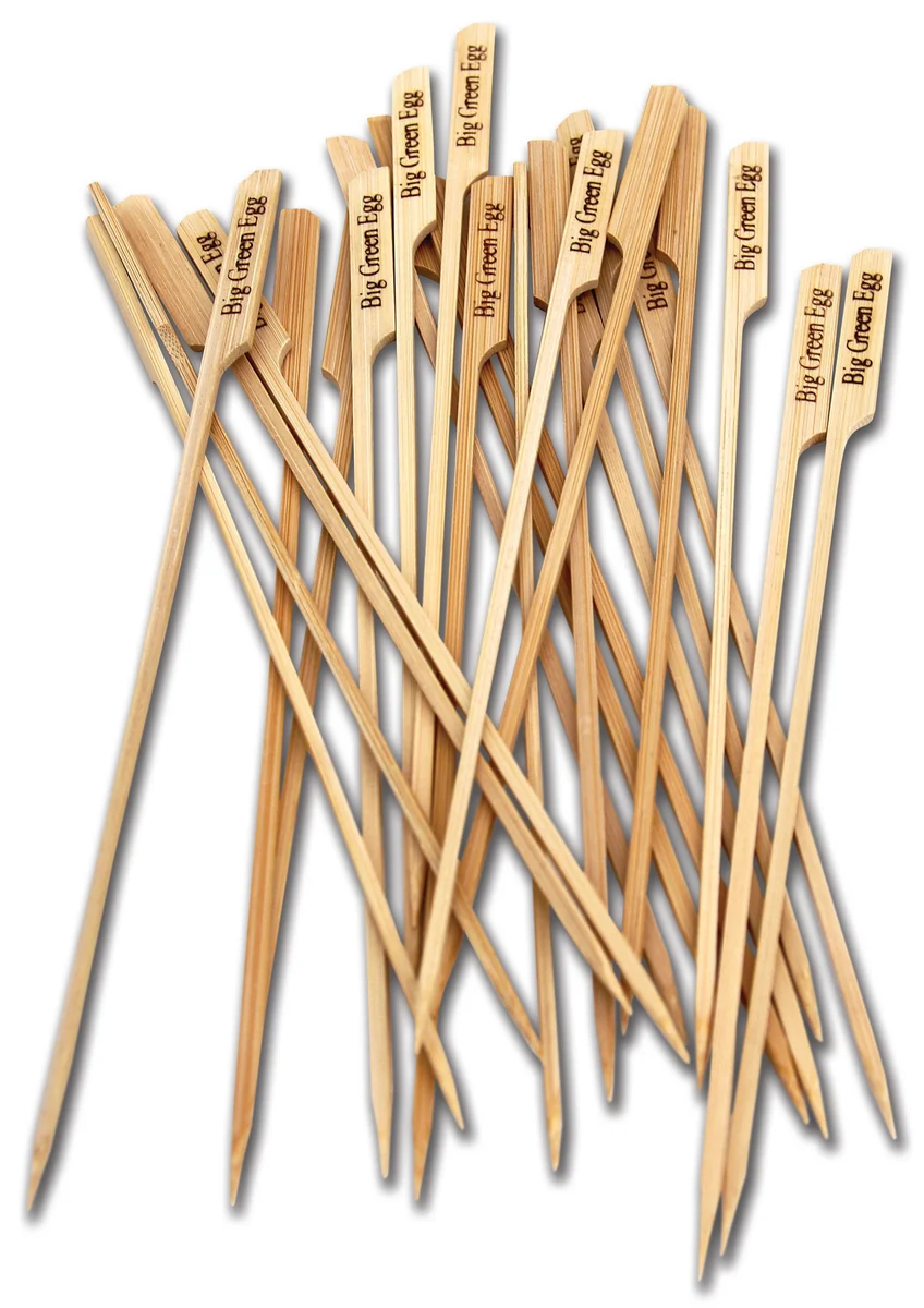 Fine Crafted All Natural Bamboo Skewers 25 per pack Soft