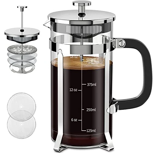 Sustainable French Press Coffee Maker 21oz High-End