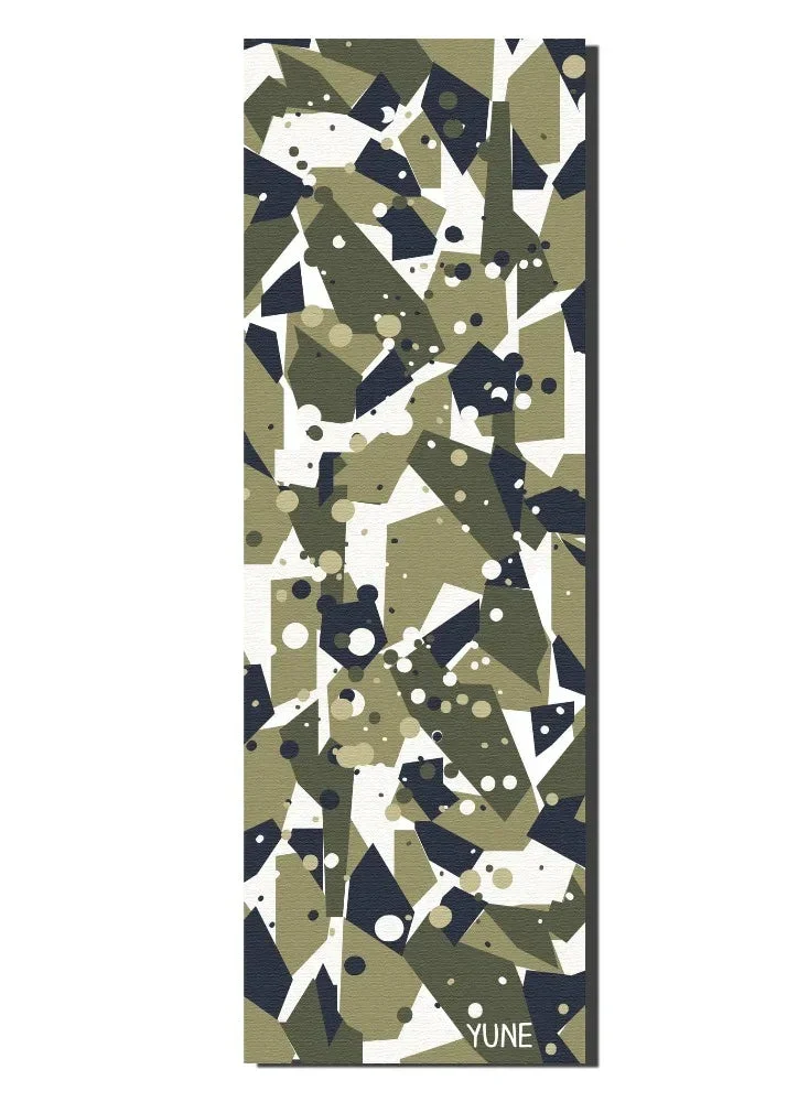 Effective Yoga Mat 6mm Thick Green Non-Slip Eco Friendly Yune Yoga Granite Selected