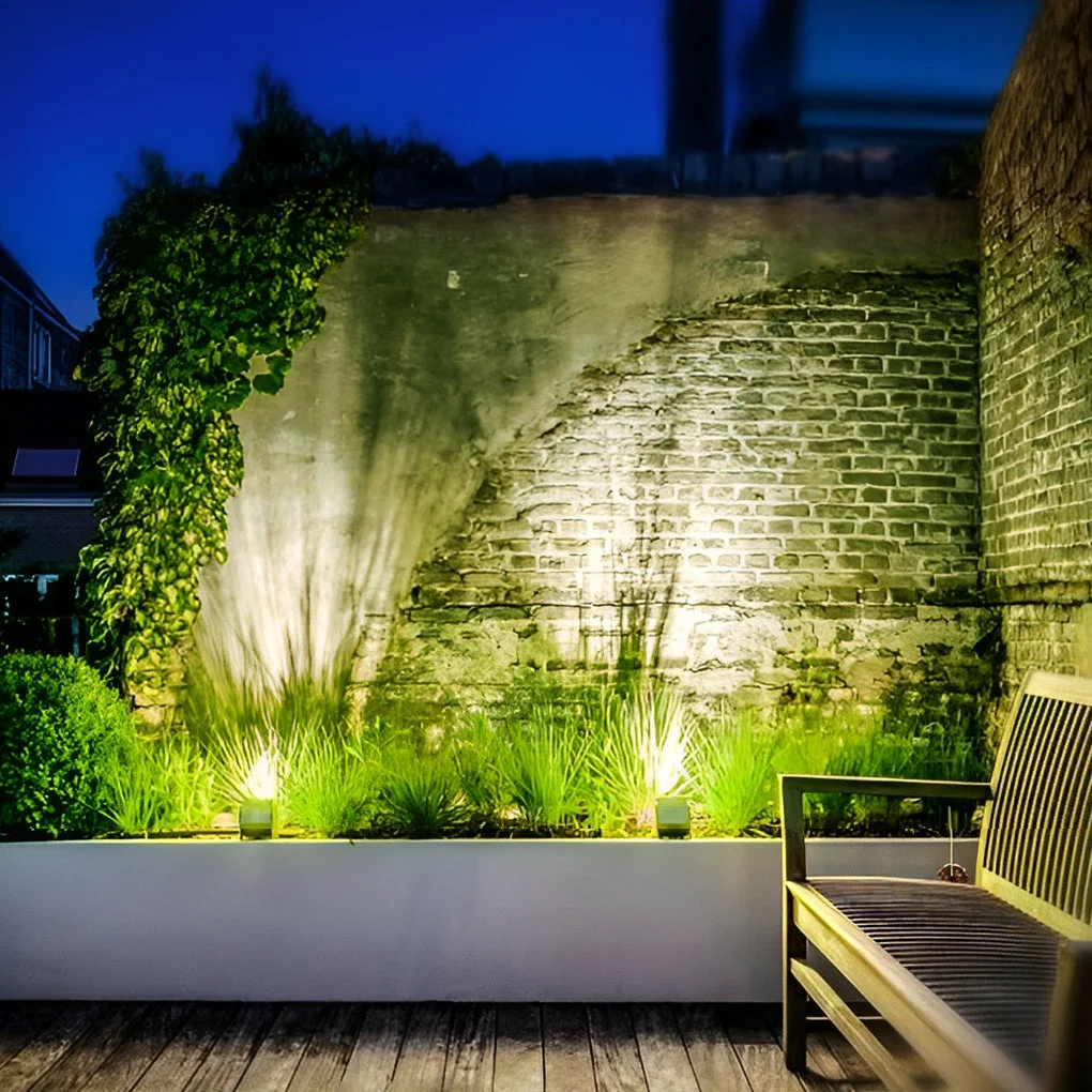 Solid Adjustable Square Waterproof Colorful Spotlight Outdoor Wall Lights Classic