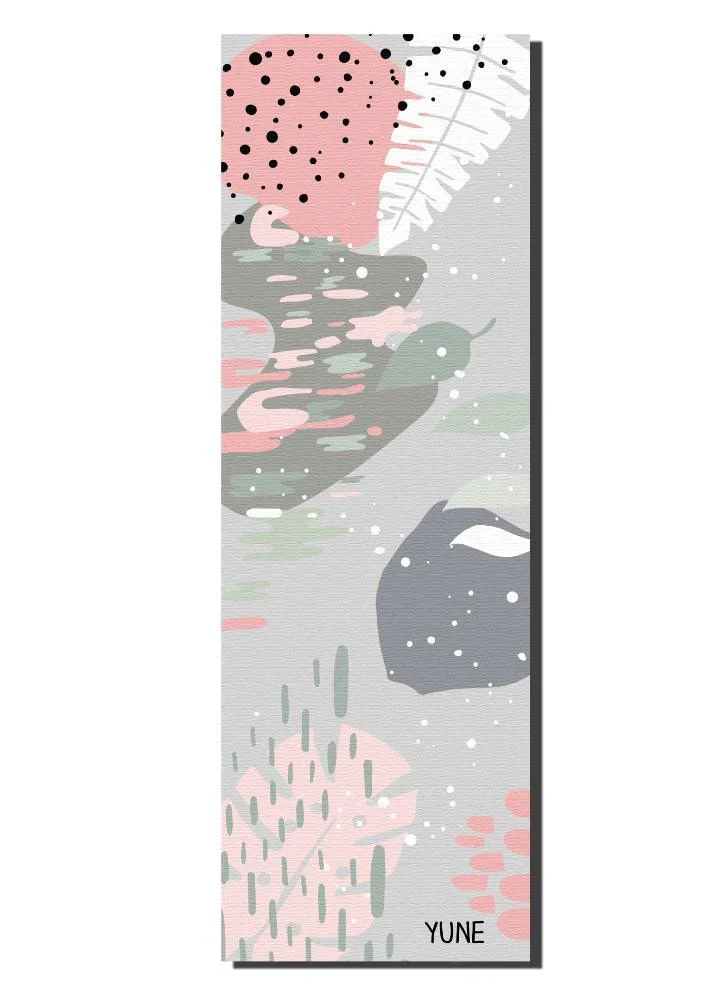 Modern Pebble Yoga Mat – Non-Slip Grip Cushioned Support Nature-Inspired Design Sustainable
