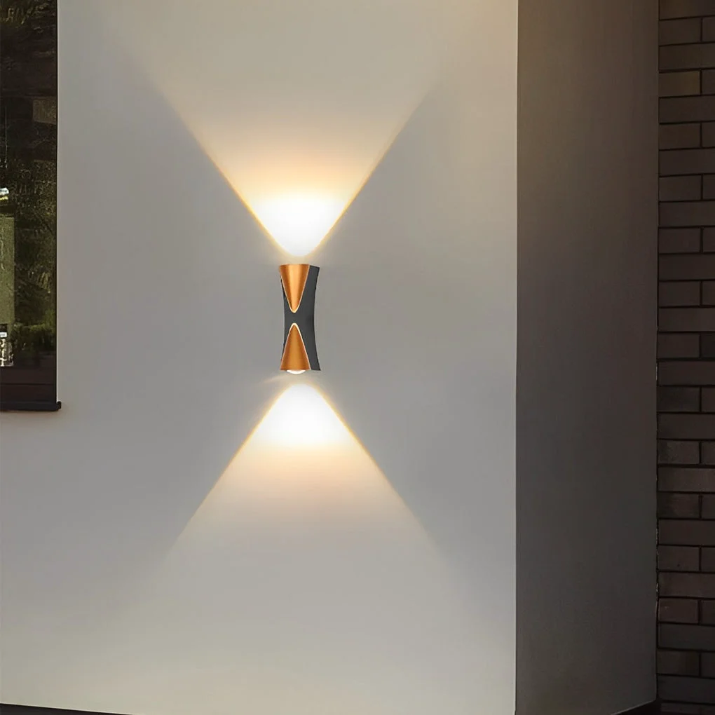 Superior Creative Up and Down Lights LED Waterproof Modern Outdoor Wall Lamp High-Grade