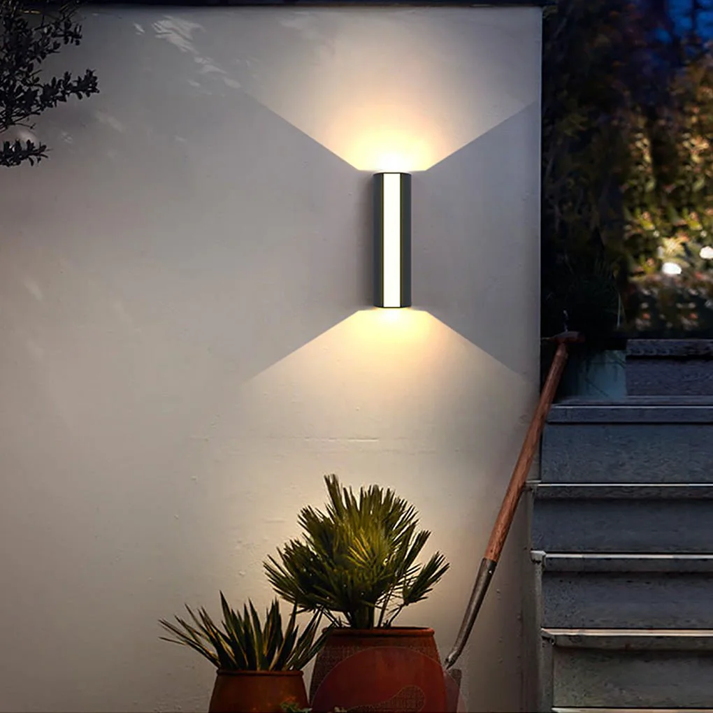 Consistent Outdoor Waterproof LED Exterior Wall Lights for Courtyard Garden Fence Decorative Refined