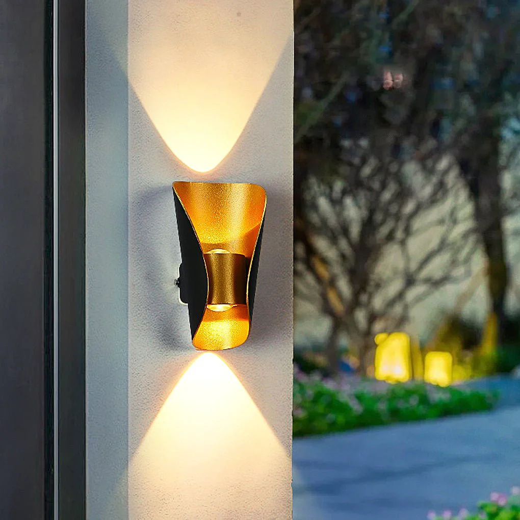 Carefully Designed Unique Creative Up and Down Lights Outdoor Wall Lights Waterproof Wall Sconces Wall Lamp Casual